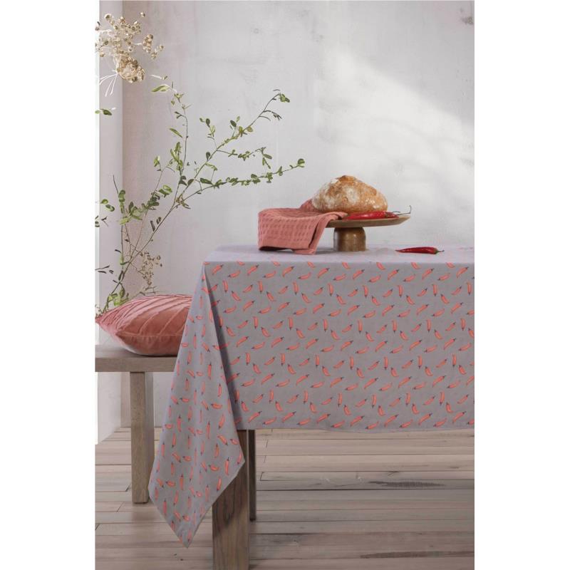 NEF-NEF τραπεζομάντηλο "Peppers" 140 x 240 cm - 036386 Γκρι