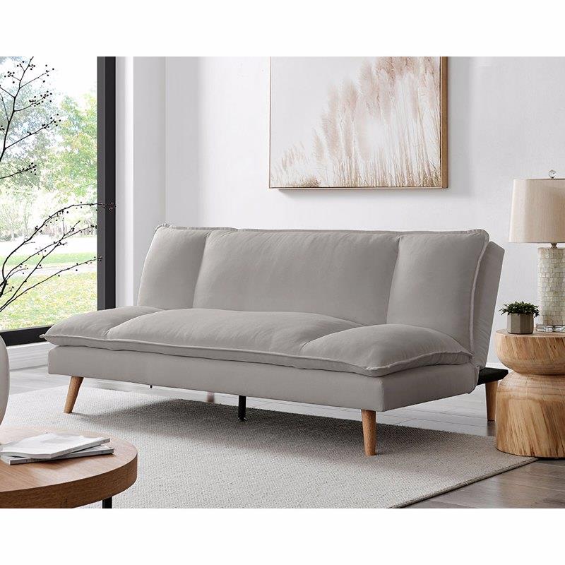 Liberta - Maison COZY Τριθέσιος Καναπές Κρεβάτι Γκρι 191x103x84cm 70-0358