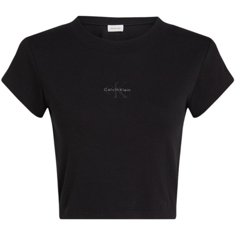 T-shirt με κοντά μανίκια Calvin Klein Jeans MONOGRAM BABY TEE LV047AB802