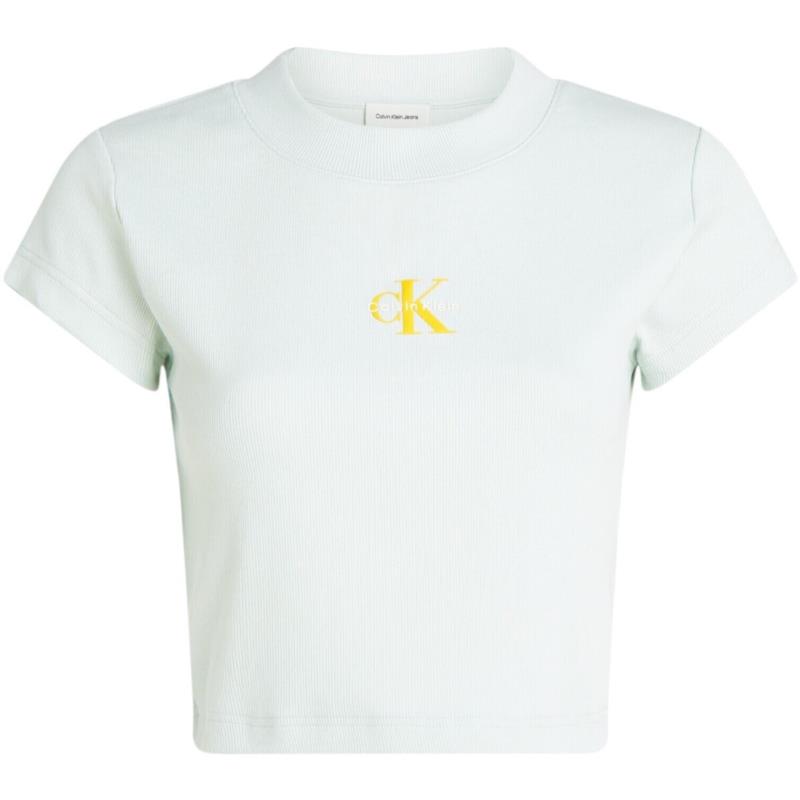 T-shirt με κοντά μανίκια Calvin Klein Jeans MONOGRAM BABY TEE LV047AB802