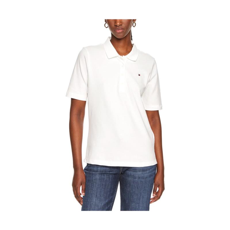 T-shirt με κοντά μανίκια Tommy Hilfiger PIQUE 1985 REGULAR FIT POLO T-SHIRT WOMEN