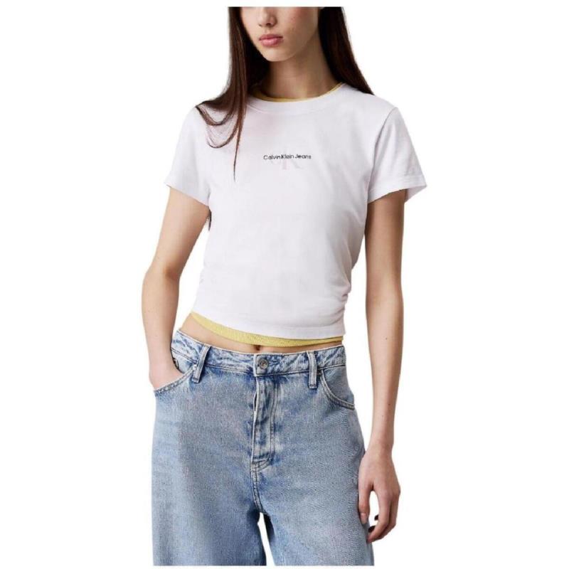 T-shirt με κοντά μανίκια Calvin Klein Jeans -