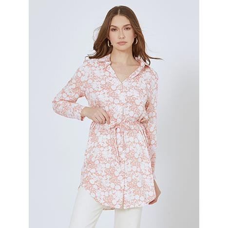 Πουκαμίσα floral με τσέπη SN9423.3059+5