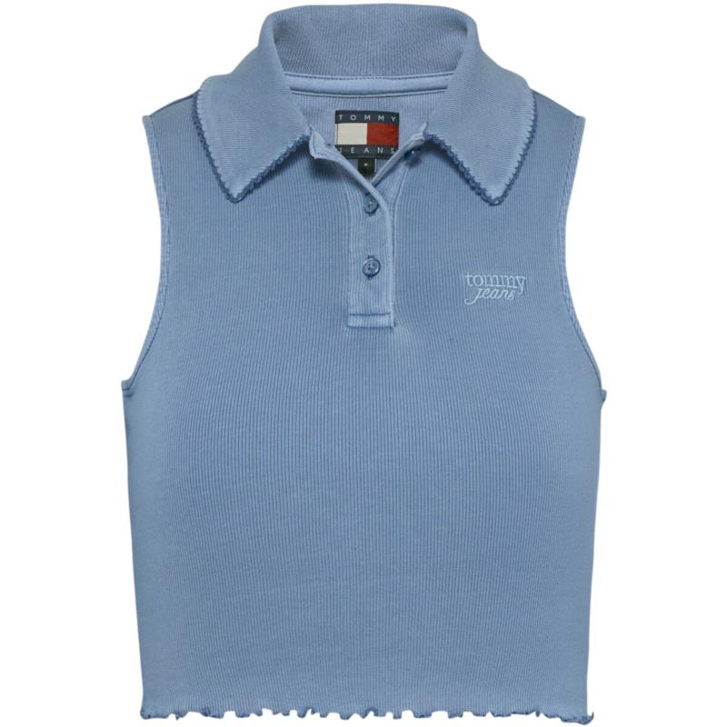 Αμάνικα/T-shirts χωρίς μανίκια Tommy Hilfiger TJW CRP GMD RIB SL DW0DW20295