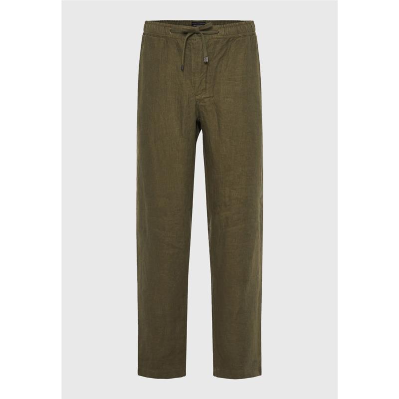 Ανδρικό comfort fit λινό chino παντελόνι