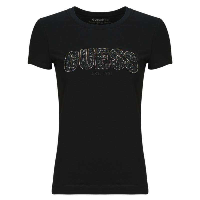 T-shirt με κοντά μανίκια Guess LOGO LACE