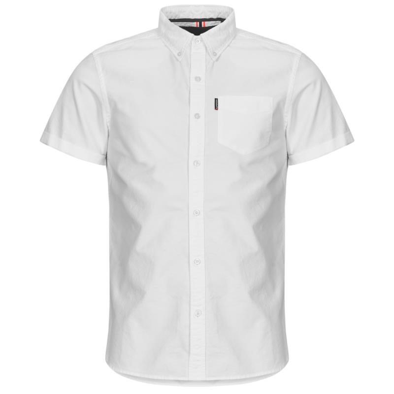 Πουκάμισο με κοντά μανίκια Superdry OXFORD ESSENTIAL