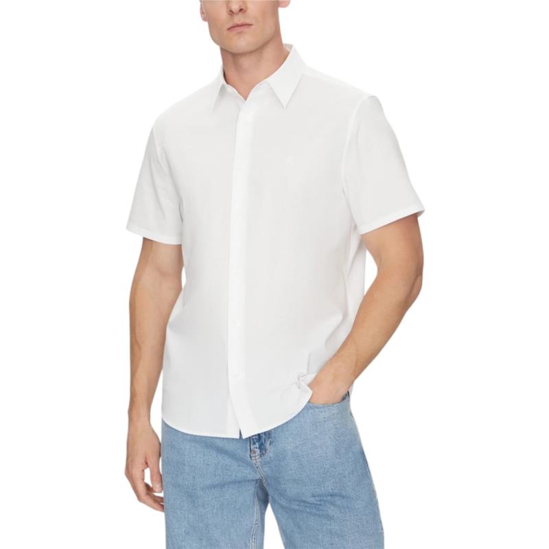Πουκάμισο με κοντά μανίκια Calvin Klein Jeans SS SOLID STRETCH LV04LB125G