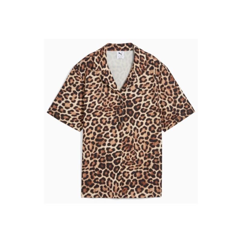 Πουκάμισα Puma LEO LUXE RELAXED AOP SHIRT
