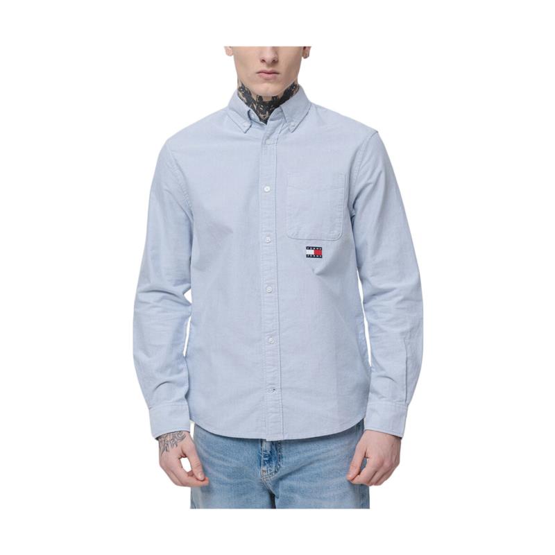 Πουκάμισο με μακριά μανίκια Tommy Hilfiger TOMMY JEANS SOLID OXFORD SHIRT MEN