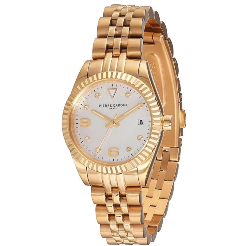 PIERRE CARDIN Opera - CF.1012.MG, Gold case with Stainless Steel Bracelet