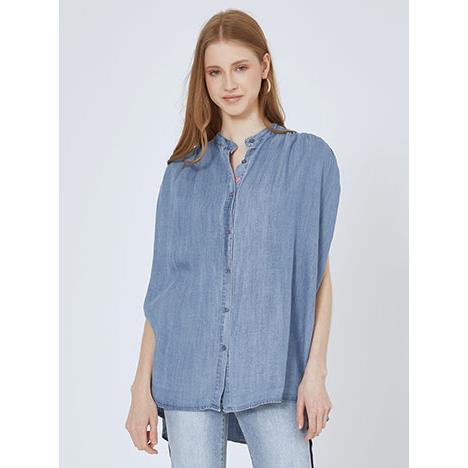 Πουκάμισο denim με σούρες SN453.3899+1