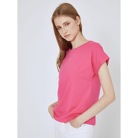 T-shirt με γυριστό μανίκι SN9423.4575+10