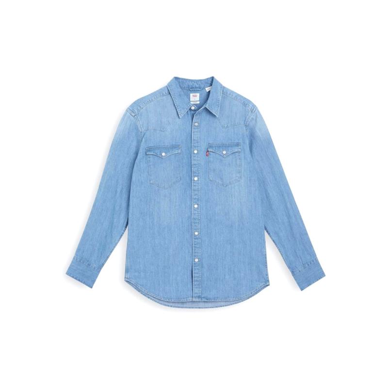 Πουκάμισο με μακριά μανίκια Levis BARSTOW WESTERN STANDARD FIT DENIM SHIRT MEN