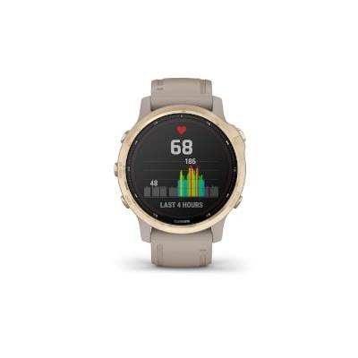 Smartwatch Garmin Fenix 6S PRO Solar Χρυσό