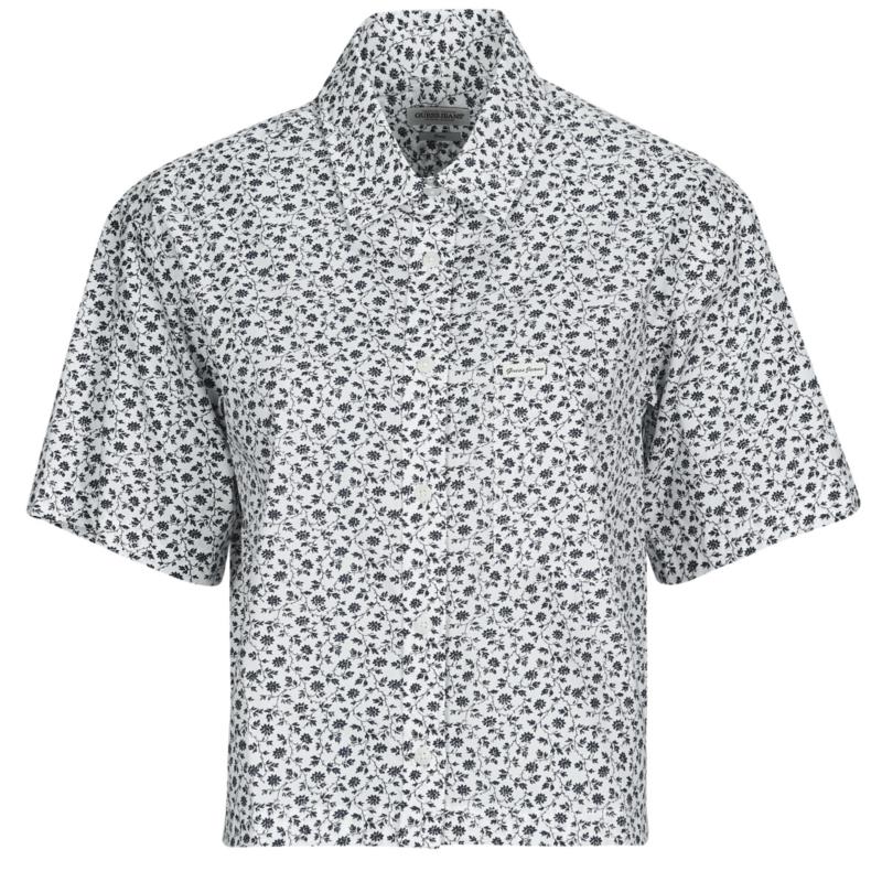 Πουκάμισα Guess SS CAMP COLLAR BOXY SHIRT