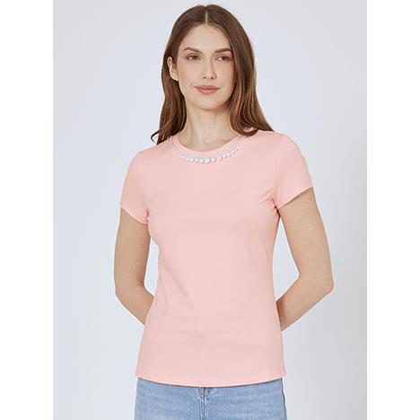 T-shirt με πέρλες SN7958.4503+4