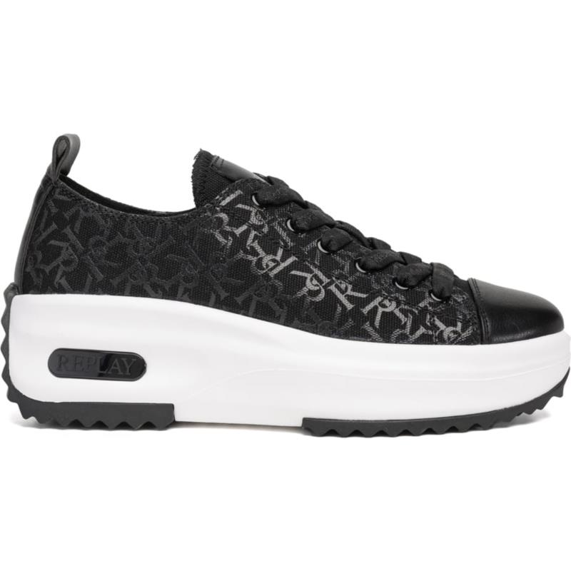 REPLAY μαύρο sneaker AQUA 3 LOW