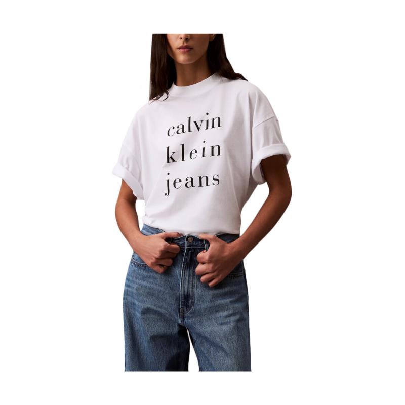T-shirt με κοντά μανίκια Calvin Klein Jeans LOGO RELAXED FIT T-SHIRT WOMEN