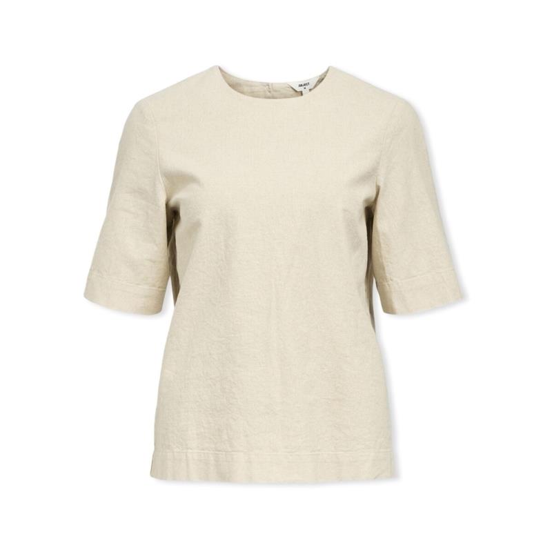 Μπλούζα Object Top Viggo - Humus
