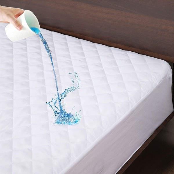 Επίστρωμα Καπιτονέ Αδιάβροχο Microfiber Υπέρδιπλο 160x200+35εκ. Λευκό (Σετ 6 Τεμάχια) (Ύφασμα: Microfiber, Χρώμα: Λευκό) - OEM - 5201847015089