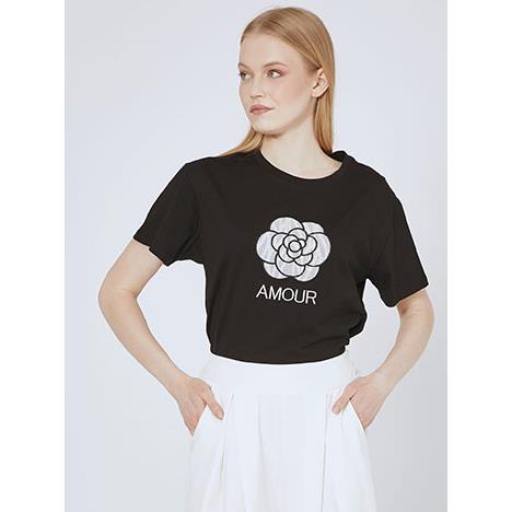 T-shirt Amour με παγιέτες SN7591.4013+1
