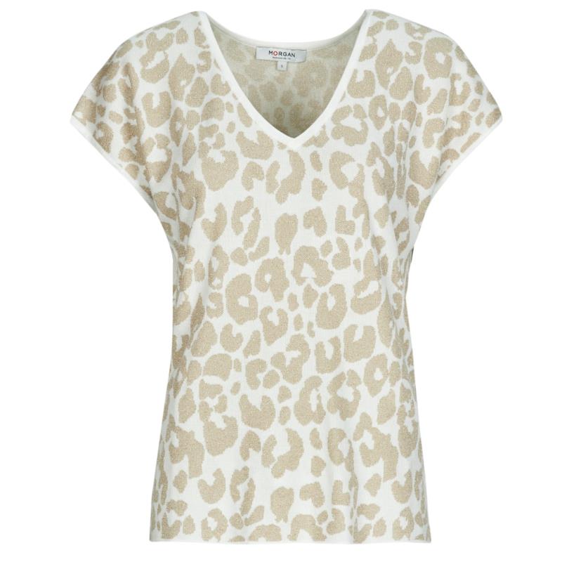 T-shirt με κοντά μανίκια Morgan MZORA
