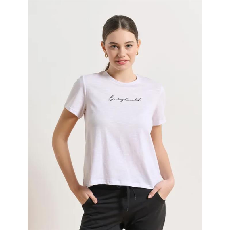 Body Talk - Γυναικείο Bdtk κοντομάνικο t-shirt - WHITE