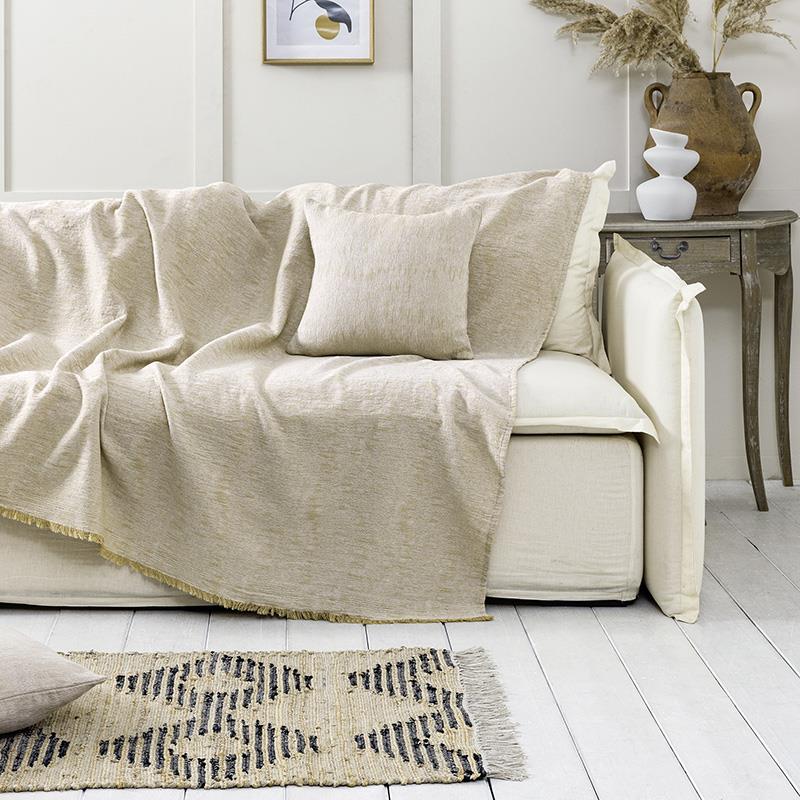 Ριχτάρι Πολυθρόνας 180X180 Nima Benito Beige (180x180)