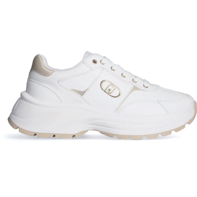 LIU JO λευκό δερμάτινο sneaker EVA 02