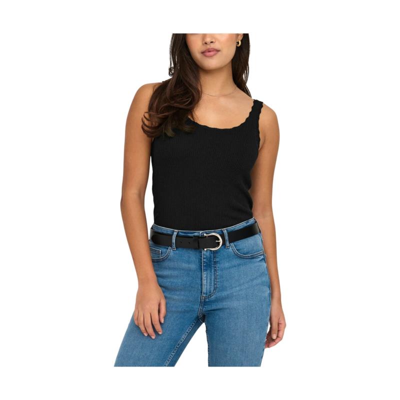 Αμάνικα/T-shirts χωρίς μανίκια Only ONLGEMMA KNITTED U NECK SLEEVELESS TOP WOMEN
