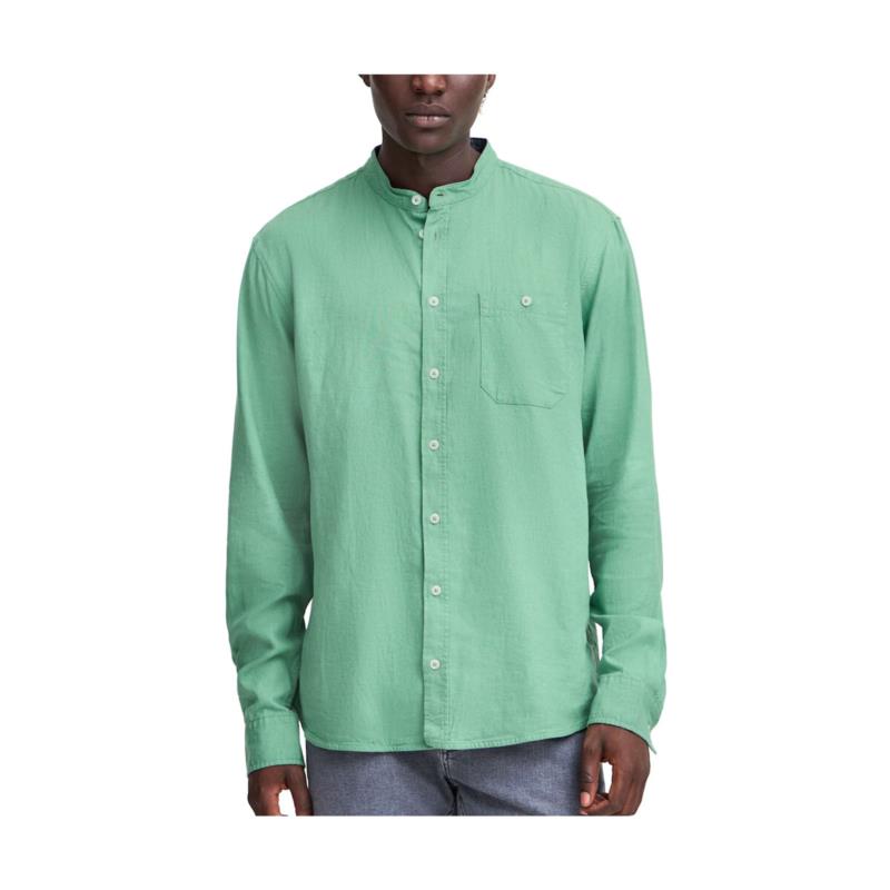 Πουκάμισο με μακριά μανίκια Blend Of America BHBOBBY WOVEN MAO COLLAR LONGSLEEVE SHIRT MEN