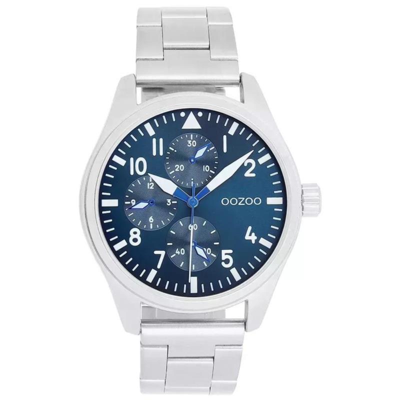 OOZOO Timepieces - C11505, Silver case with Stainless Steel Bracelet