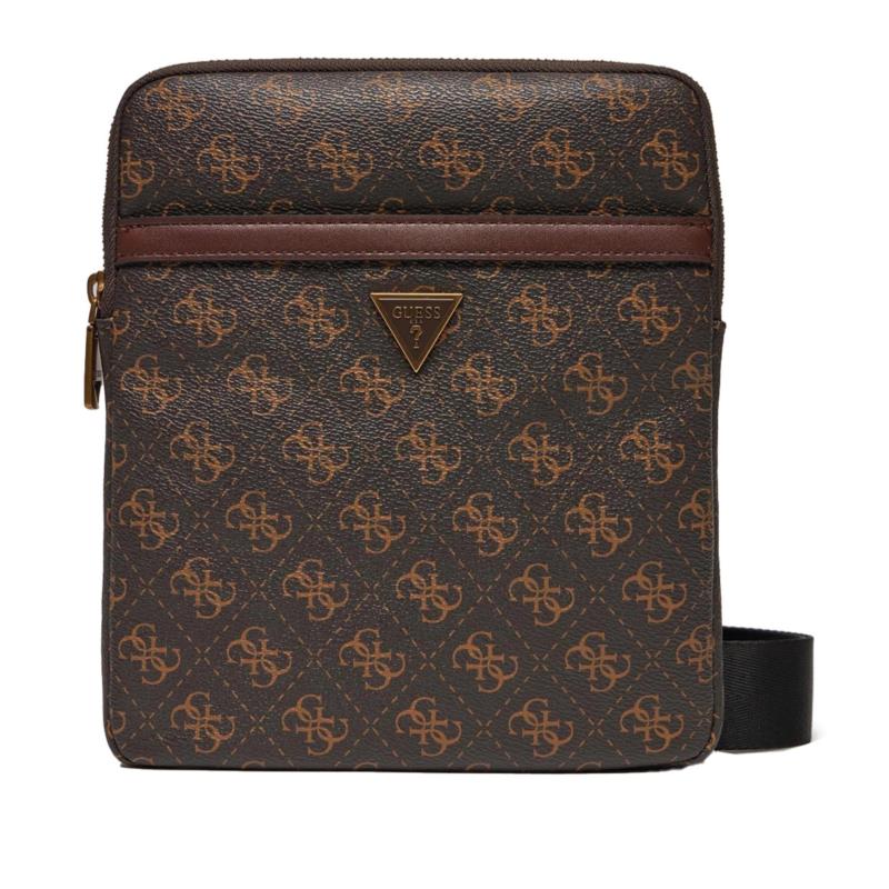 GUESS Τσάντες MILANO CROSSBODY ΑΝΔΡΙΚΕΣ Ώμου-Χιαστί HMEVZLP2223-ΒΝΗ Καφέ