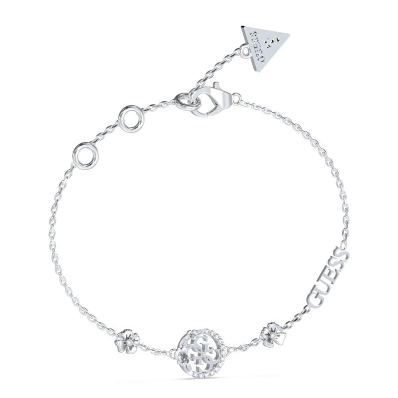 GUESS STEEL Βραχιόλι από Ανοξείδωτο ατσάλι Silver JUBB05039JWRHL