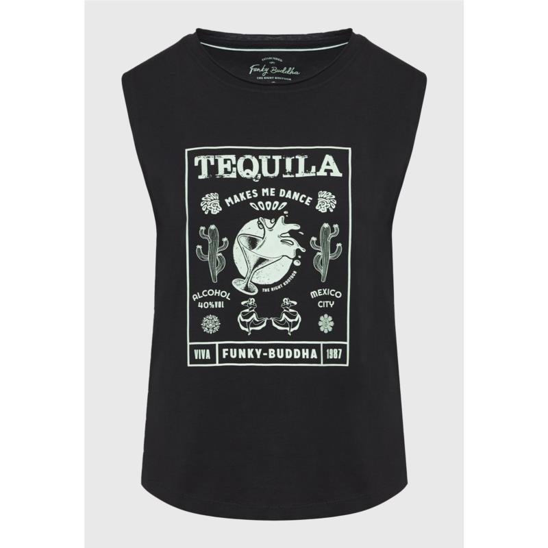 T-shirt από οργανικό βαμβάκι με vintage print