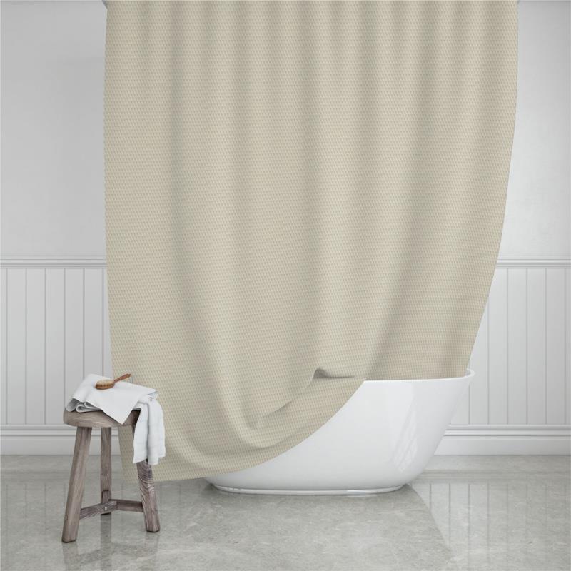 Κουρτίνα Μπάνιου Αδιάβροχη Polyester Camellia Sand 180x200εκ. Estia 02-28091 (Ύφασμα: Polyester, Χρώμα: Sand) - estia - 02-28091