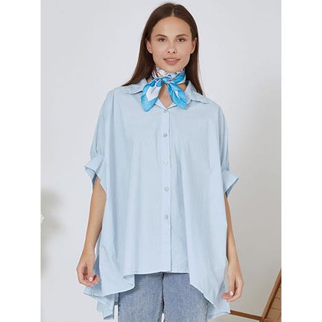 Πουκαμίσα βαμβακερή oversized SN7587.3252+2