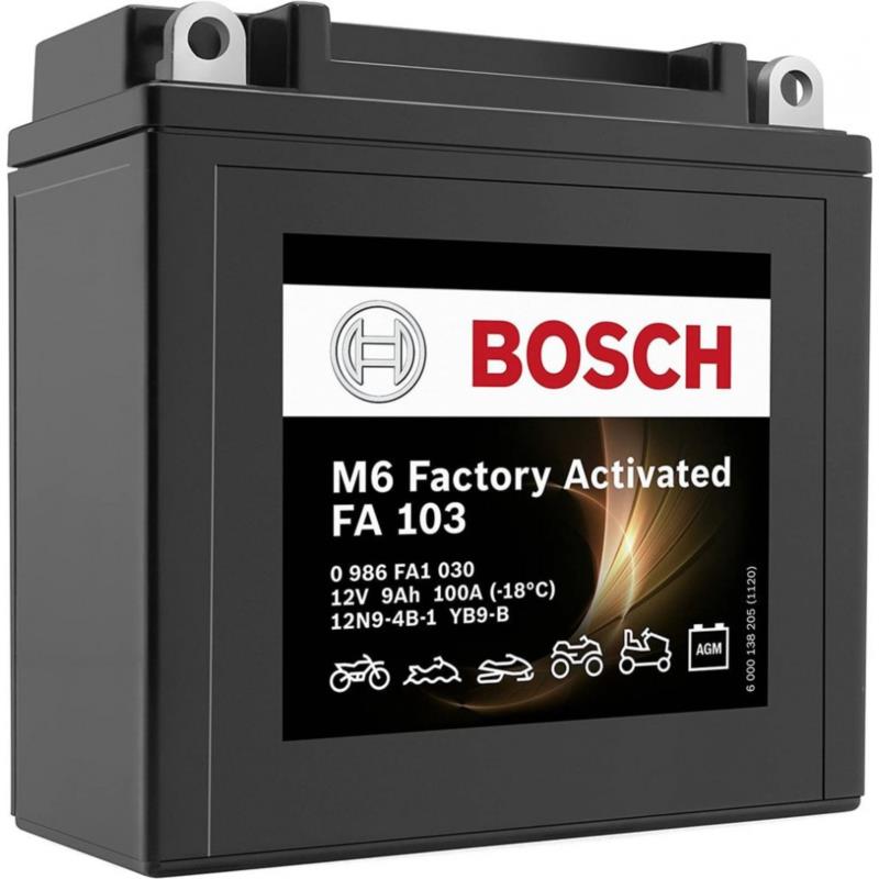 Μπαταρία ΜΟΤΟ BOSCH AGM FACTORY ACTIVATED (Y/B)TZ14S YTZ14S-BS 12V 11.2Ah 220A