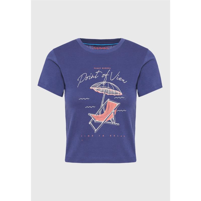 Γυναικείο t-shirt με φωτογραφικό τύπωμα