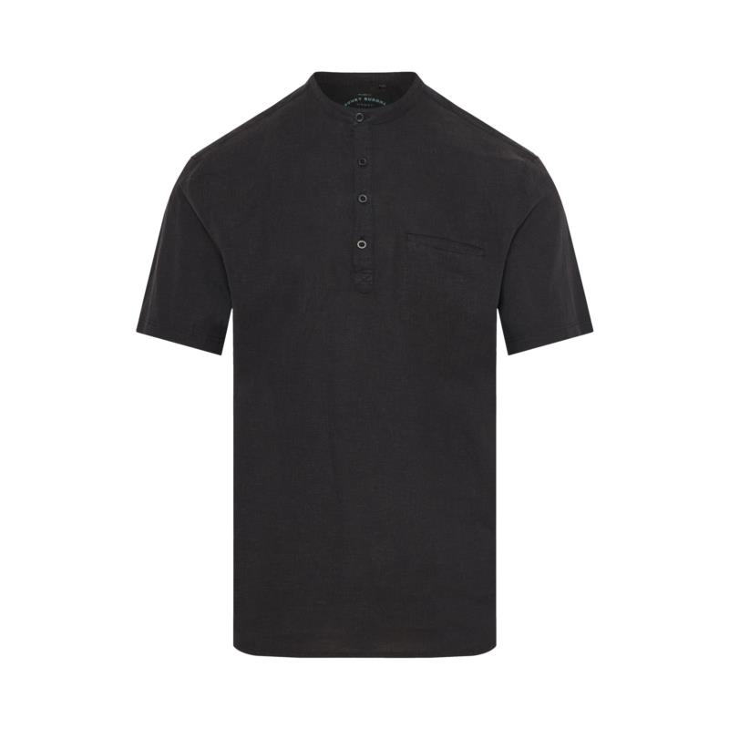 Relaxed fit linen blend πουκαμίσα
