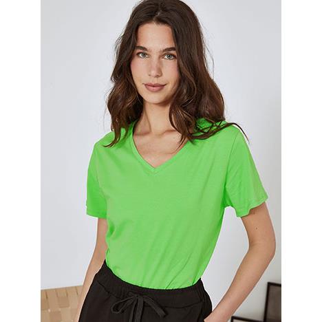 T-shirt με V λαιμόκοψη SN9844.4330+9