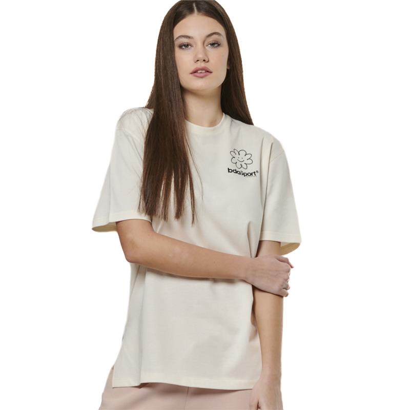 Body Action - WOMEN'S SHORT SLEEVED T-SHIRT - WHITE ALYSSUM
