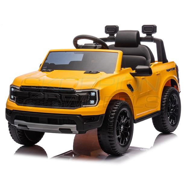 Ηλεκτροκίνητο Αυτοκίνητο Ford F150 Raptor Original License 12V - Κίτρινο | Skorpion Wheels - 5246083