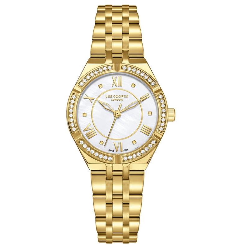 LEE COOPER Ladies - LC08132.120, Gold case with Metal Bracelet
