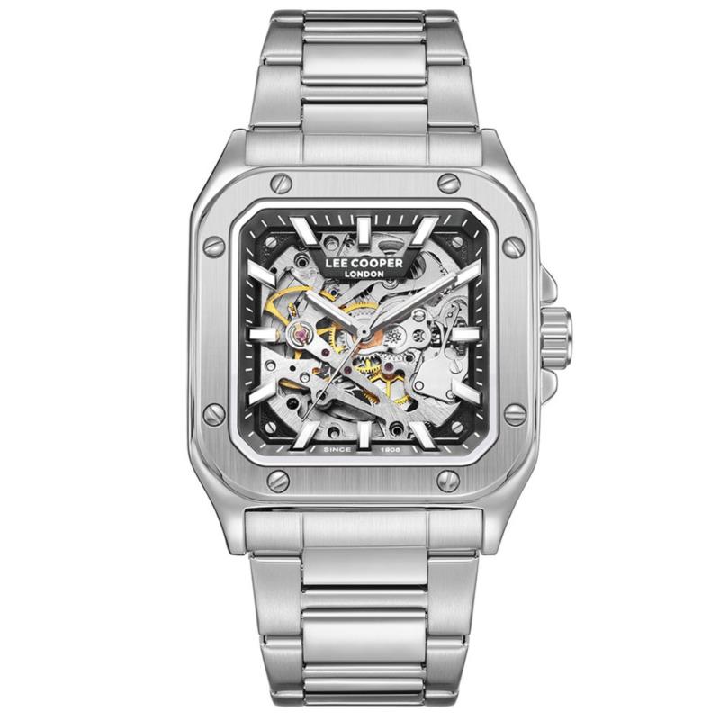 LEE COOPER Automatic Men's - LC08198.350, Silver case with Metal Bracelet
