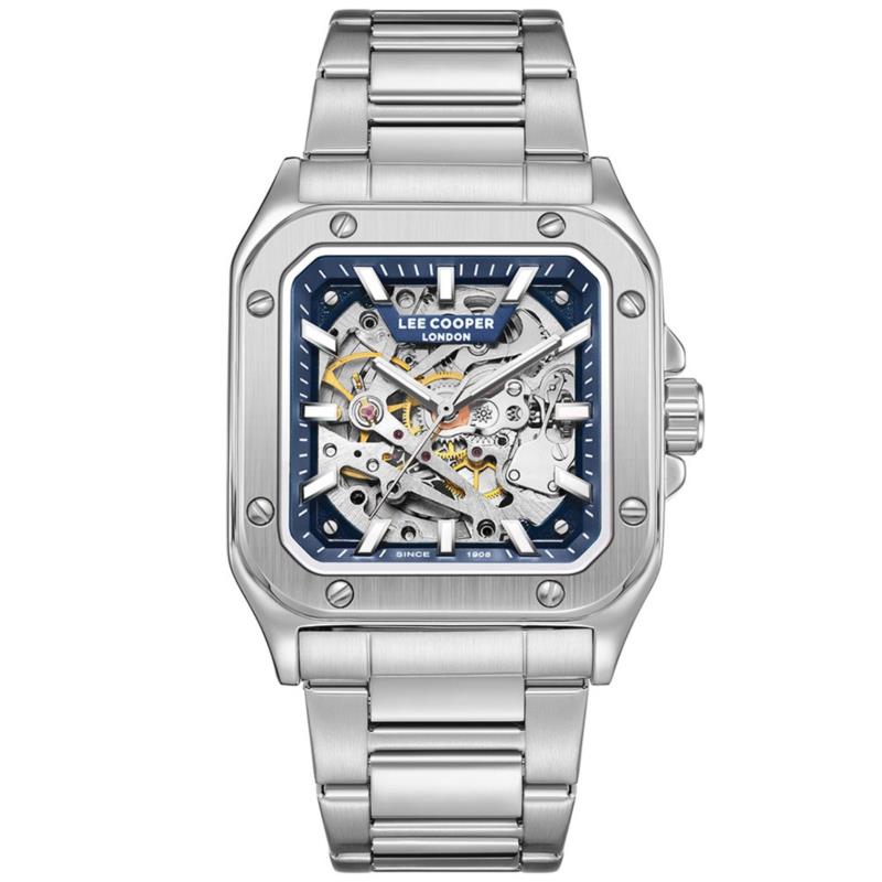 LEE COOPER Automatic Men's - LC08198.390, Silver case with Metal Bracelet