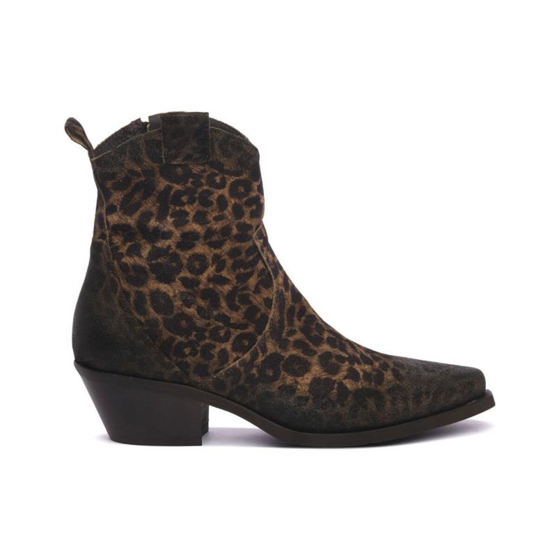 Μποτάκια/Low boots Priv Lab MACULATO TAUPE PEZZ