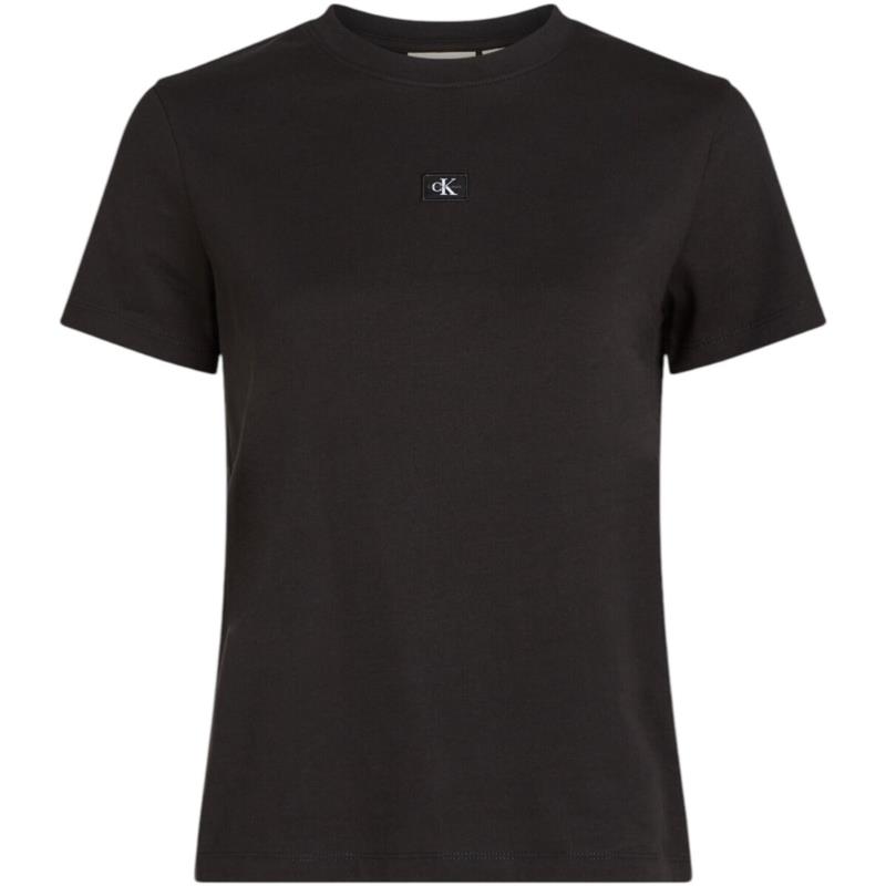 T-shirt με κοντά μανίκια Calvin Klein Jeans WOVEN LABEL REGULAR J20J225243