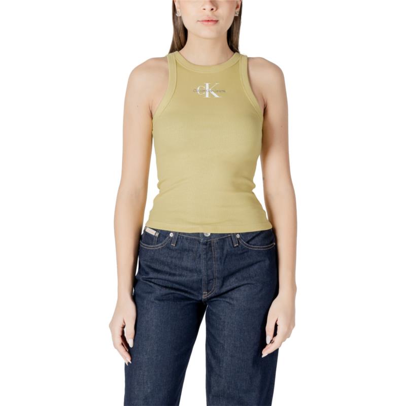 Αμάνικα/T-shirts χωρίς μανίκια Calvin Klein Jeans MONOLOGO RIB TANK J20J225301